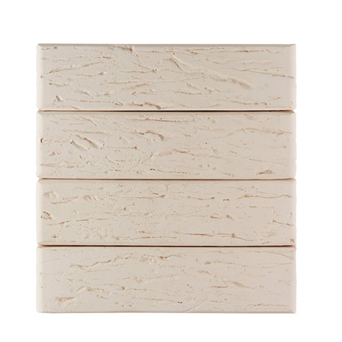 Кирпич ЛСР лицевой керамический пустотелый 1НФ белый рустик