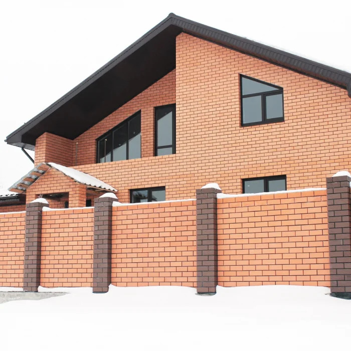 Ключищинский кирпич лицевой 1НФ персик гладкий