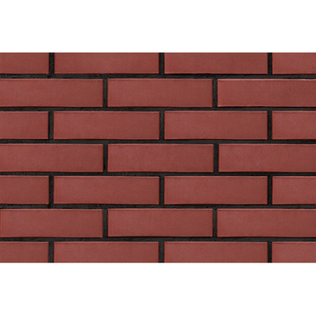 Кирпич Braer лицевой керамический 0,7НФ бордо гладкий